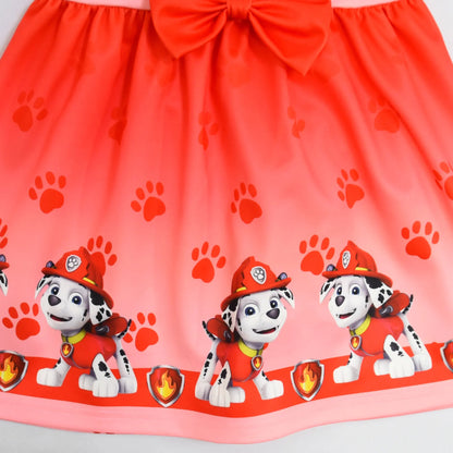 Kids Dresses for Girls Patrol Dog Halloween Cosplay Costumes Mascot Chase Dog Children Carnival Party Role Play Clothes for Girl