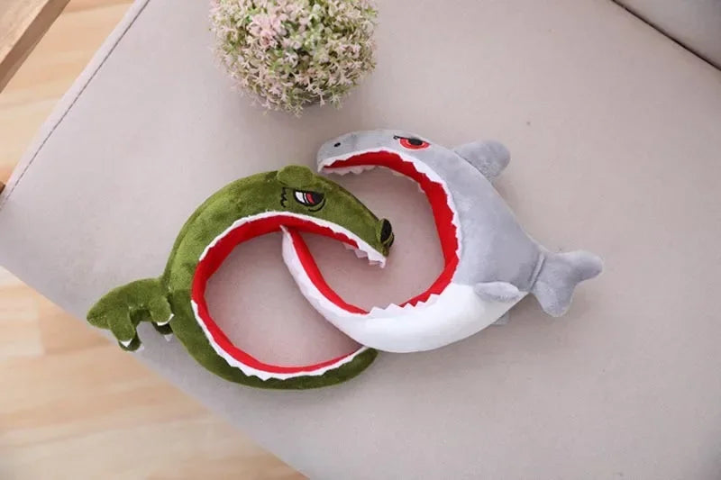 Cap Decor Coronet Headgear Headdress Funny Shark Dinosaur Toys PP Cotton Doll Cute Plush Toy Adult Plushs Hat