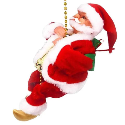 European Christmas Electric Climbing Beads Santa Claus Home Children's Electric Toys Christmas Gift Decorations