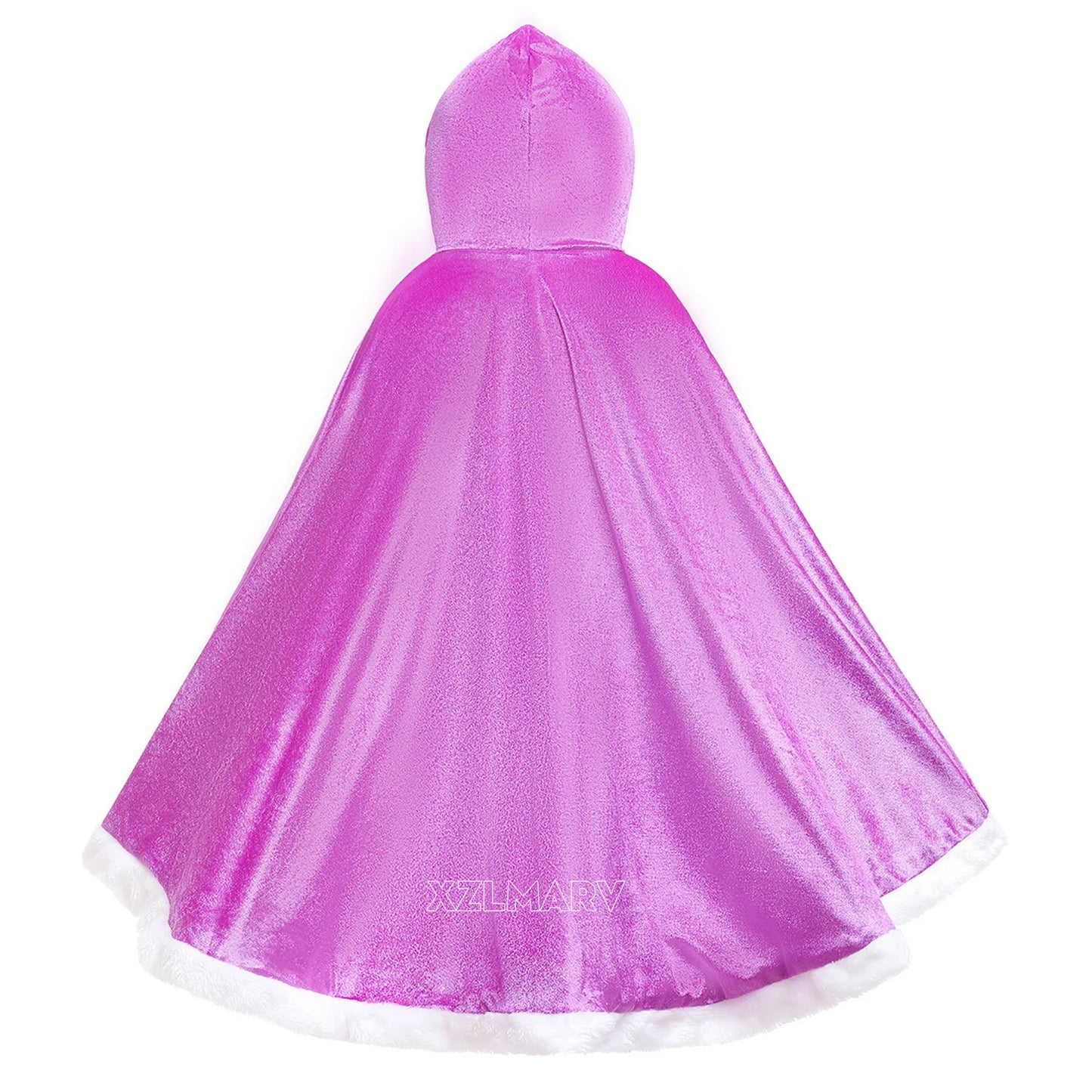 Kids Girls Princess Costume Cloak Hooded Anna Elsa Cape Aurora Rapunzel Fancy Party Mantel Clothes Children Party Accessories