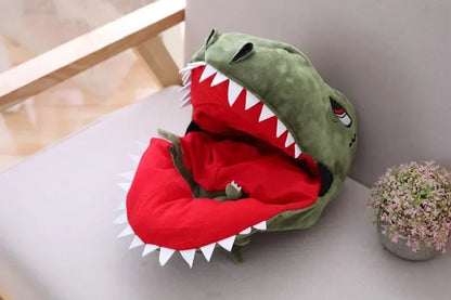 Cap Decor Coronet Headgear Headdress Funny Shark Dinosaur Toys PP Cotton Doll Cute Plush Toy Adult Plushs Hat