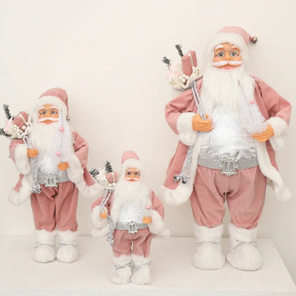 Christmas Large Santa Claus Dolls Ornaments Standing Santa Figurine Doll Christmas Home Decoration Kids Gift navidad home decor