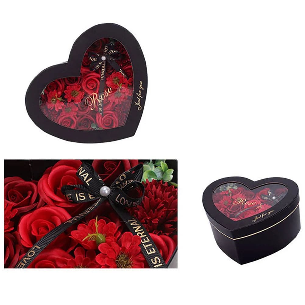 Heart-Shaped Rose Gift Box