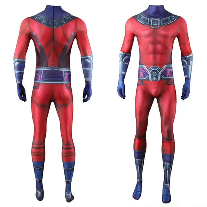 X-Men 97 Magneto Cosplay Costume Superhero 3D Printed Bodysuit X-Men 97 Magneto Spandex Outfit Cosplay Halloween Costume