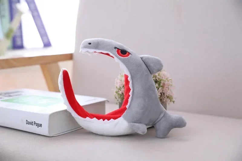 Cap Decor Coronet Headgear Headdress Funny Shark Dinosaur Toys PP Cotton Doll Cute Plush Toy Adult Plushs Hat