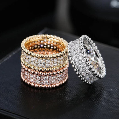 Shiny Kaleidoscope Starry Zircon Ring - Fashionable and Versatile Jewelry