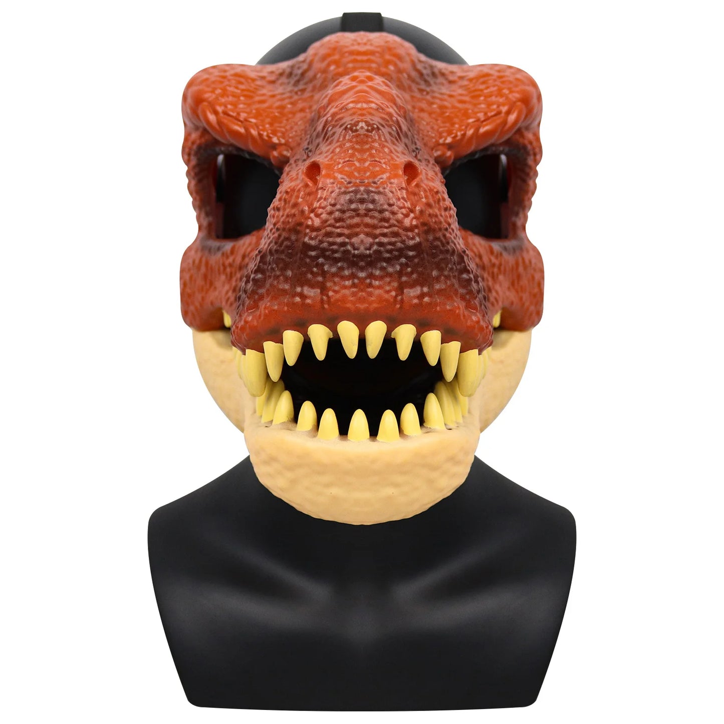 3D Dinosaur Mask Lifelike Raptor Dino Moving Jaw Dinosaur Mask High Quality PVC Headwear Halloween Children Toy Carnival Gift