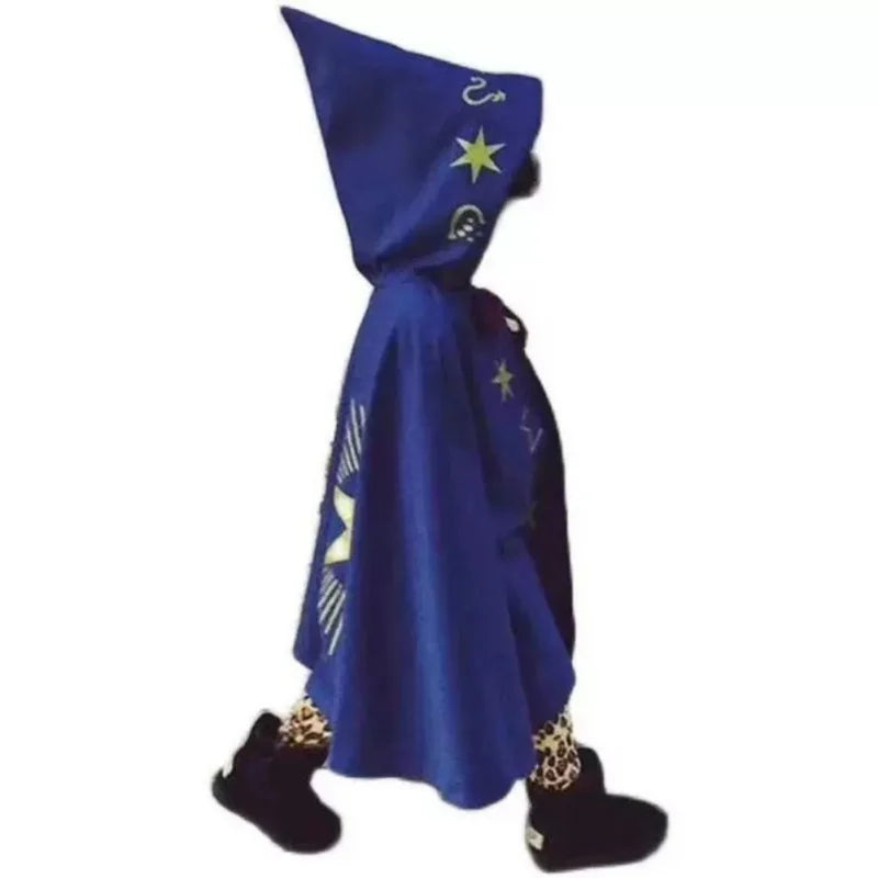 Kids Halloween Costumes Magician Cloak Cape Anime Cosplay Carnival Party Boys Kindergarten Performance Outfit