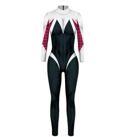 Spiderman Cosplay Woman Sexy Zentai Suit Spandex Bodysuit Superhero SPIDERMAN Costume Halloween Carnival Fancy Dress Jumpsuit