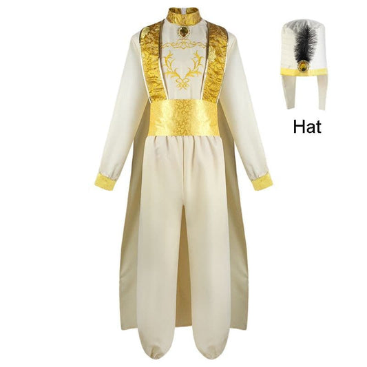 Holiday Party Aladdin Cosplay Costume Aladin And The Magic Lamp The Arabian Nights Arab Prince Clothing Halloween Stage Costumes