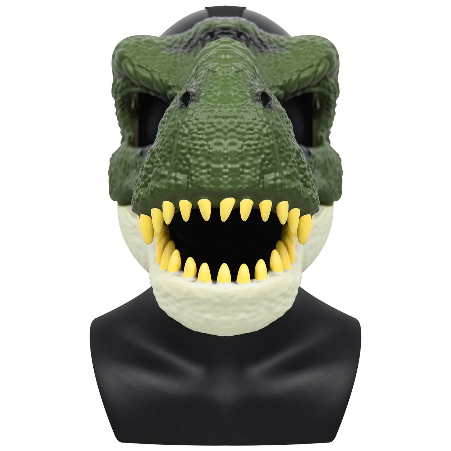 3D Dinosaur Mask Lifelike Raptor Dino Moving Jaw Dinosaur Mask High Quality PVC Headwear Halloween Children Toy Carnival Gift