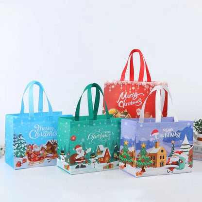 2024 New Year Christmas Gift Bag Santa Claus Snowman Candy Gift Packaging Bag Merry Christmas Party Home Decor Navidad Noel 2023