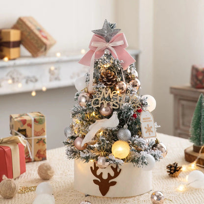 2023 New DIY Christmas Tree Mini Christmas Tree Set 45-60cm Tabletop Home Decoration