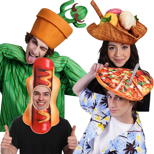 Funny Plant food hat Halloween Stage Performance Props Hat Couple Hat Adding To The Fun Atmosphere Various Styles Available