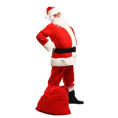 Wholesale of Christmas clothing Santa Claus clothing golden velvet festive atmosphere role-playing performance clothing
