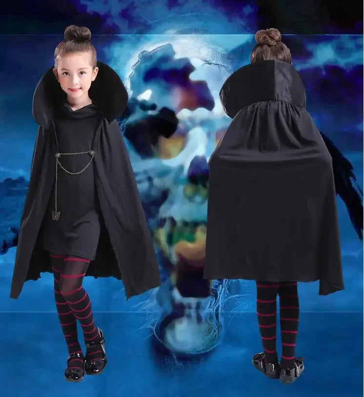 Christmas halloween costumes for girls Carnival Hotel Transylvaniaing Mavis Cosplay Fancy costumes toy Vampire child adult women