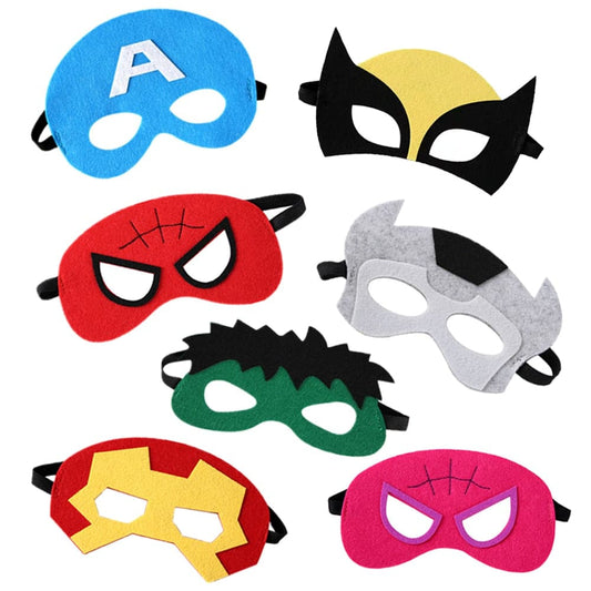 Mavel Spiderman Halloween Masks Children's Anime Figure Spider-Man Birthday Party Dress Up Cosplay Superhero Mask Prop Kids Toys