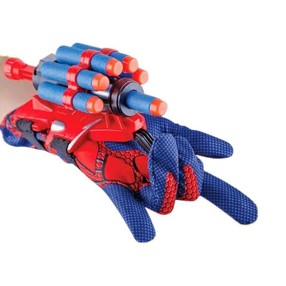 Movie Spider Man Toys Launcher Glove Peter Parker Web Shooters Soft Bullet Wristband Weapon Cosplay Props For Boys Kids