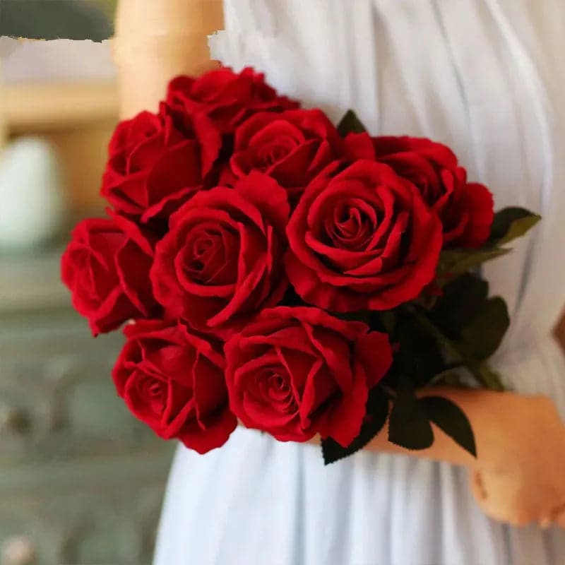 Artificial Red Rose Flower