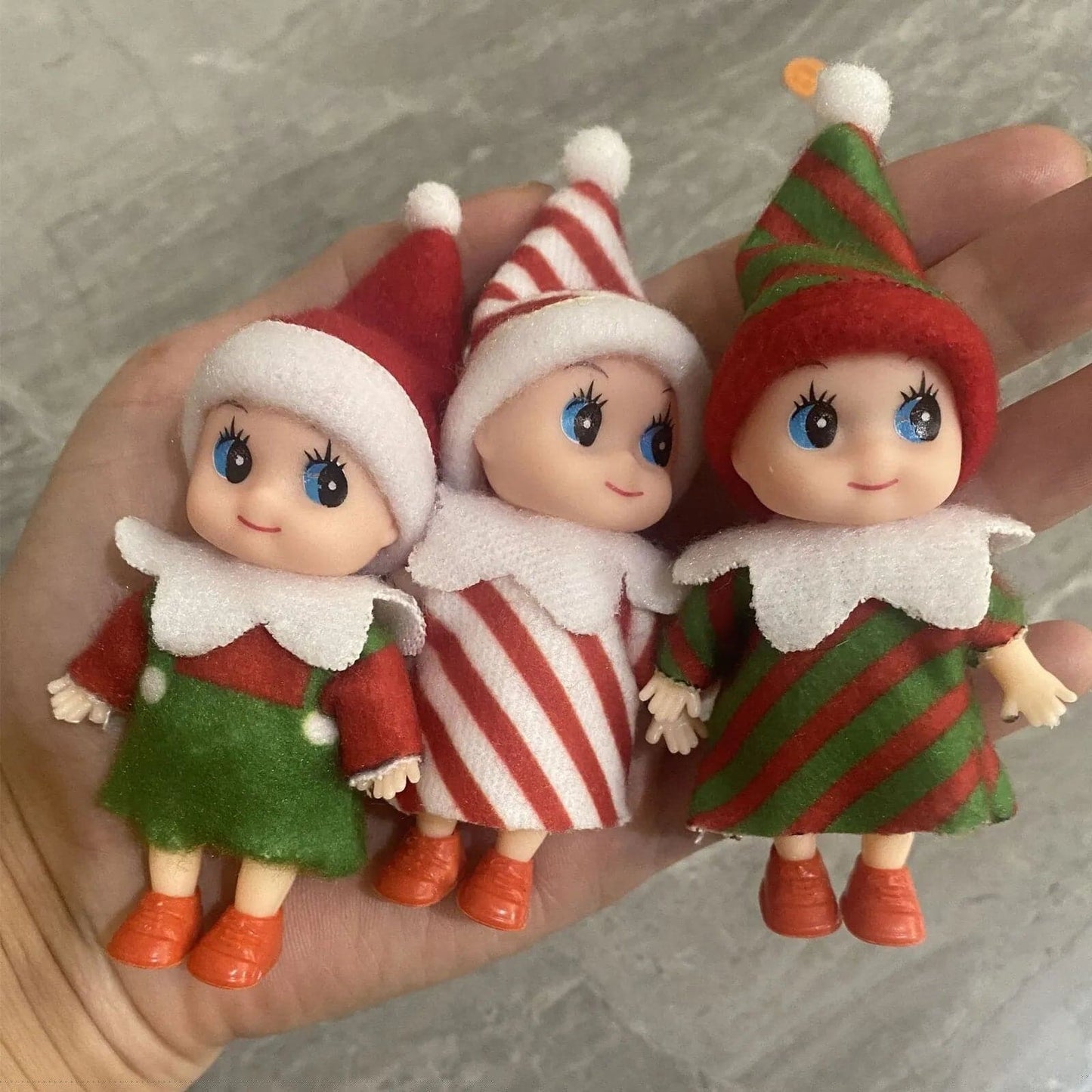 Toddler Baby Elf Dolls Plush Dolls Baby Elves Little Girls And Boys Gift On The Shelf Christmas New Year Decorations-Home Decor