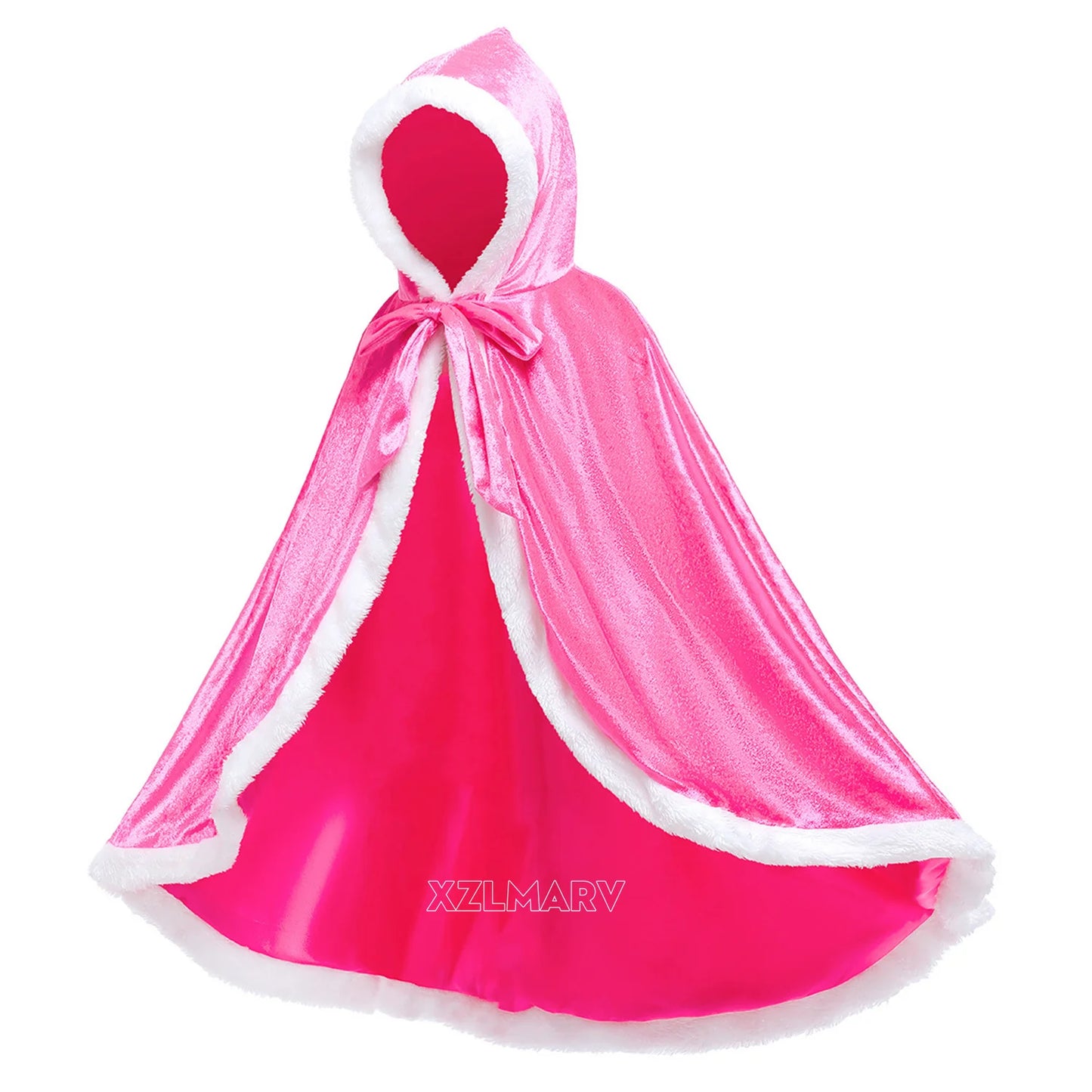 Kids Girls Princess Costume Cloak Hooded Anna Elsa Cape Aurora Rapunzel Fancy Party Mantel Clothes Children Party Accessories