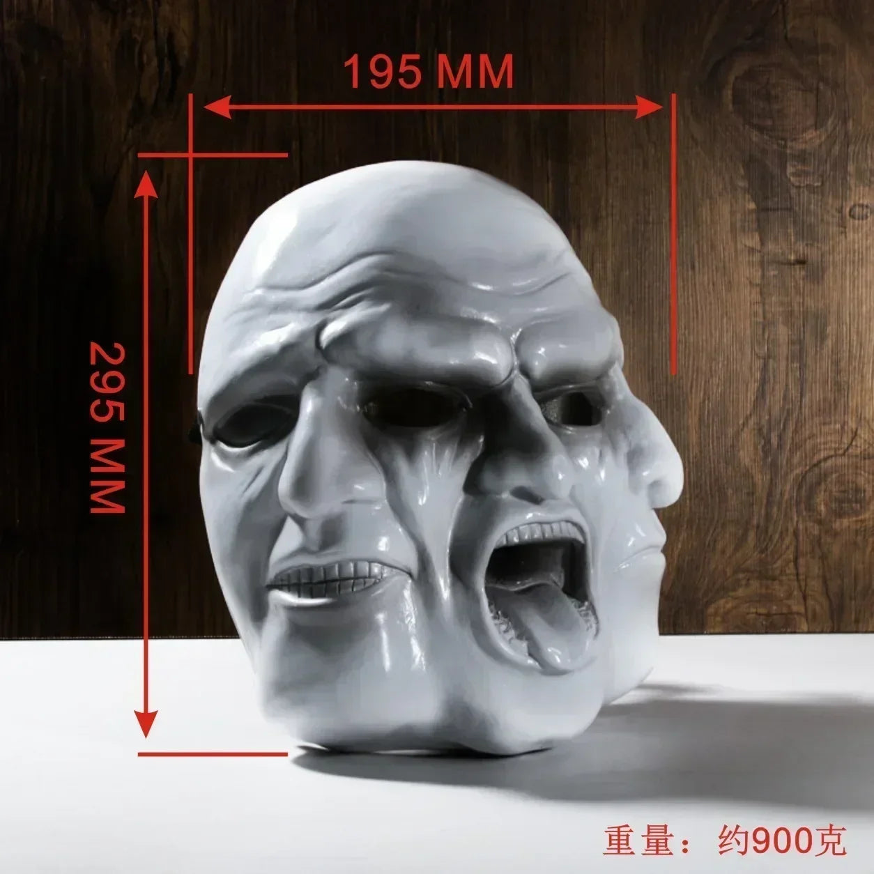 2024 Newest Hot New Creative Ghost Face Hollywood Harvest Day 2Payday Three Faced Resin Mask Halloween Horror Role Playing