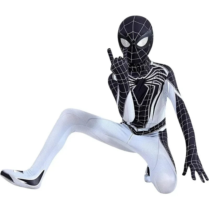 Superhero  Costume Bodysuit for Kids Spandex Zentai Halloween Cosplay Jumpsuit 3D Style