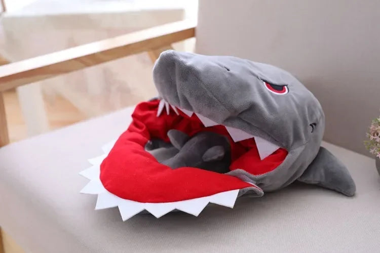 Cap Decor Coronet Headgear Headdress Funny Shark Dinosaur Toys PP Cotton Doll Cute Plush Toy Adult Plushs Hat