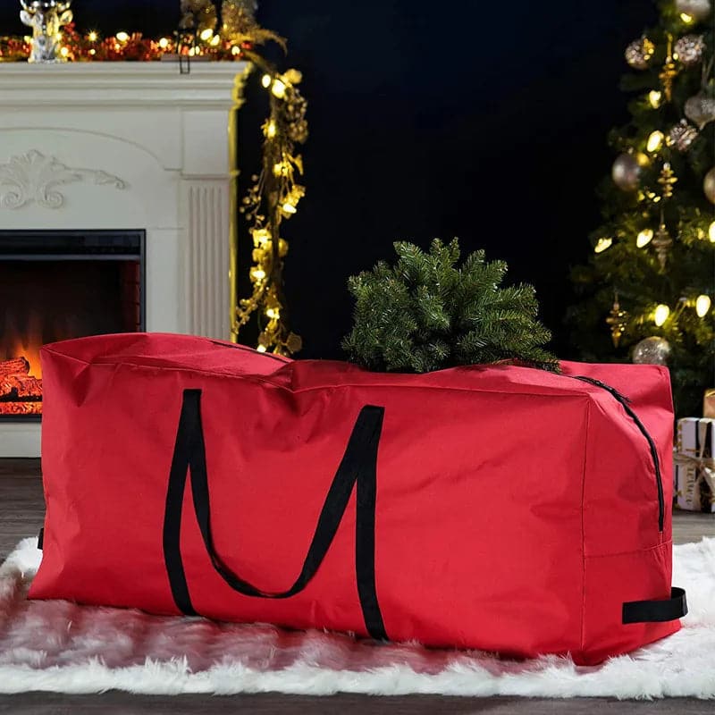 Christmas Tree Bag Oxford Cloth Foldable Xmas Decoration Wreath Storage Bag For Storing Christmas Utenciles Garland Home Storage