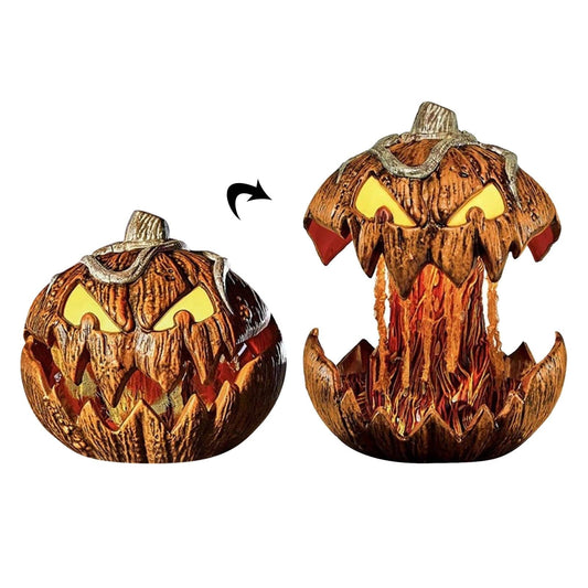 Noise Activated Pumpkin Animated Talking Pumpkin Decoration Lifting Pumpkin Creates a Spooky Atmospheres for Halloween