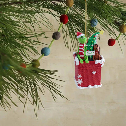 Stole Christmas Acrylic Pendant Christmas Tree Decoration 1PC Christmas Decoration 2024 How The Stole Christmas With Present
