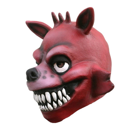 Animal Mask Game FNaF Cosplay Funny Fox Bear Mask Kids Party Halloween Masquerade Latex Full Face Cover